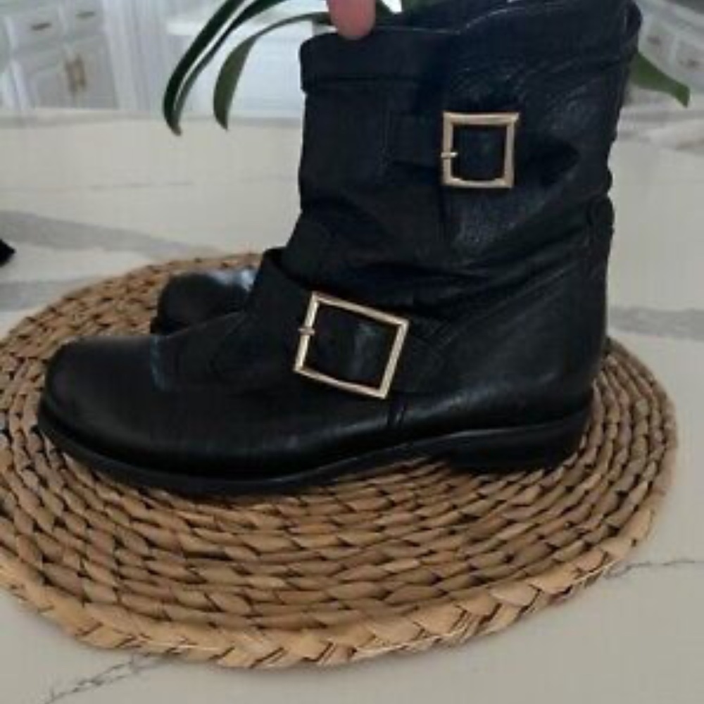 Jimmy Choo Motorcycle Boots Sz. 38.5